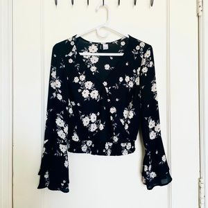 Truffle long sleeve blouse